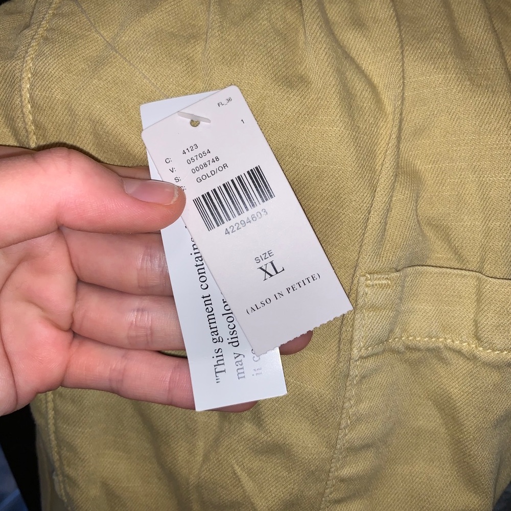 Anthropologie Soft Linen Jumpsuit/Pantsuit - Picture 8 of 9